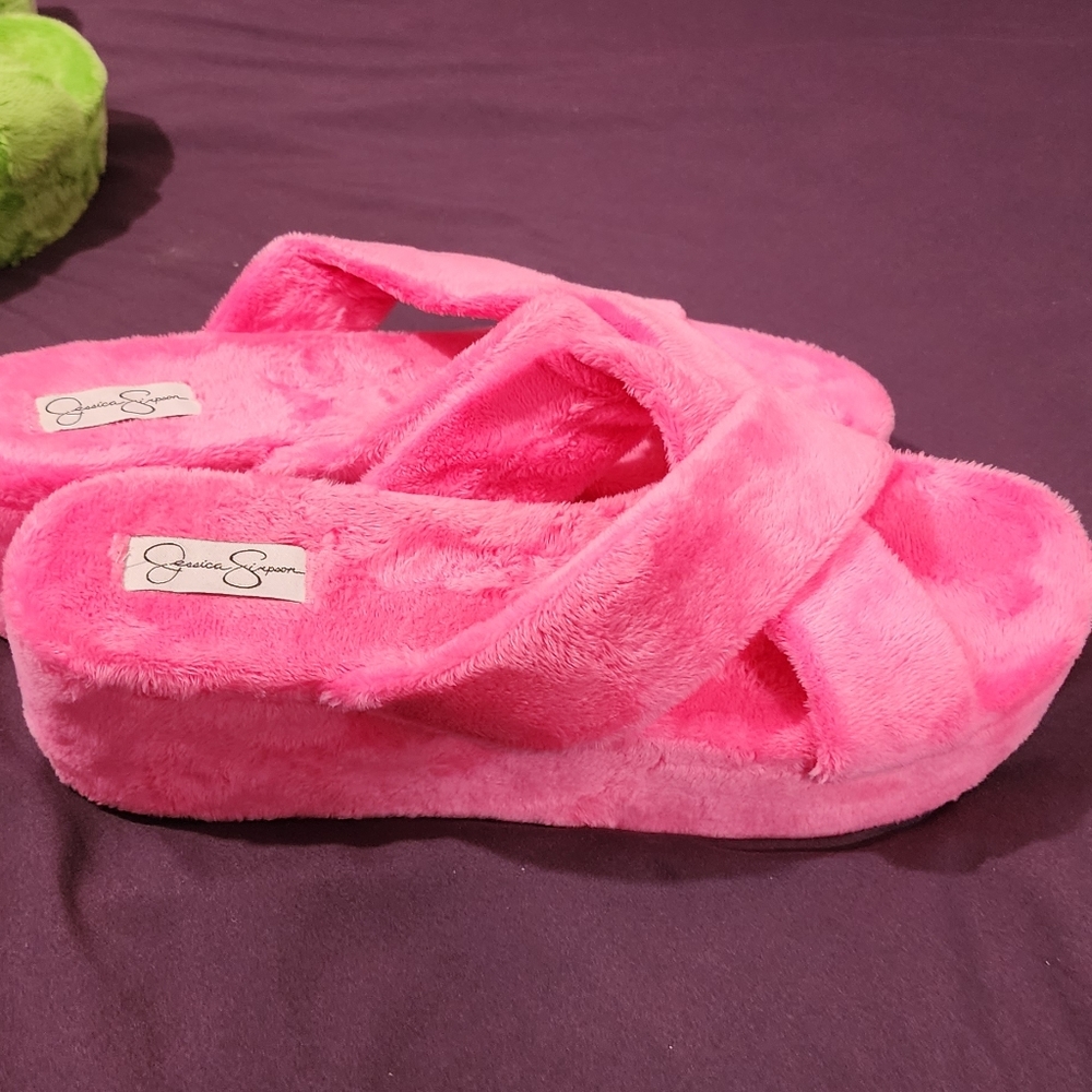 Jessica Simpson Tallula Platform Slides - Picture 4 of 14